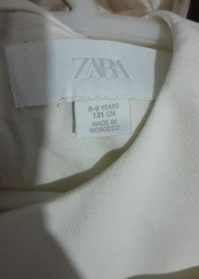 Zara cocuk elbise siyah beyaz - Görsel 4