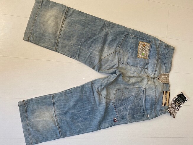 KADIN KAPRİ KOT PANTOLON - Görsel 3