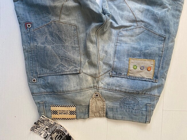 KADIN KAPRİ KOT PANTOLON - Görsel 4