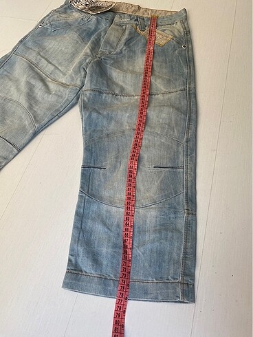 KADIN KAPRİ KOT PANTOLON - Görsel 5