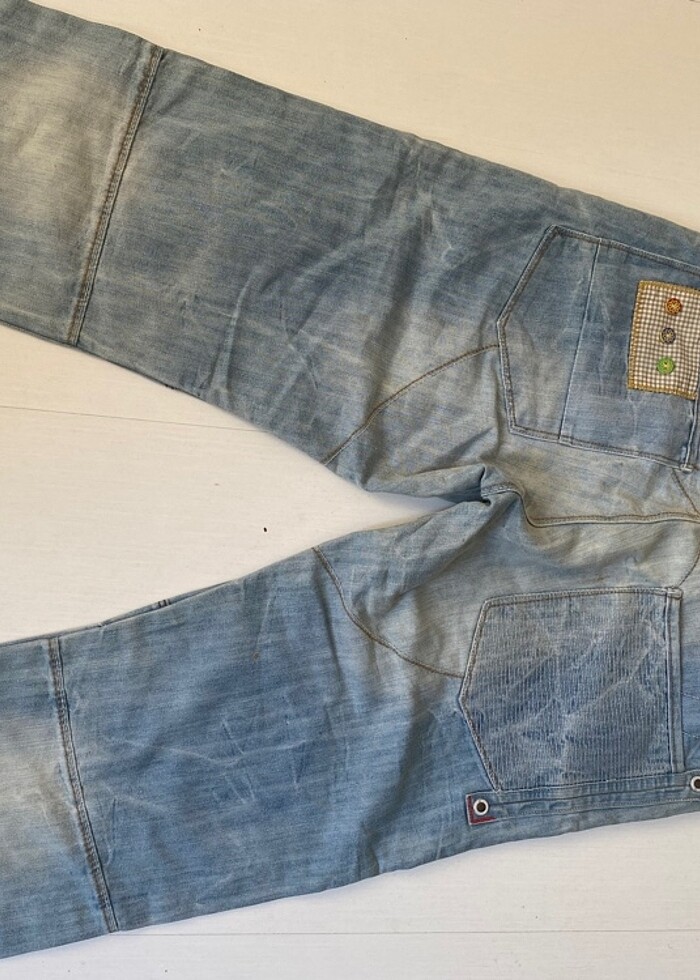 KADIN KAPRİ KOT PANTOLON - Görsel 3