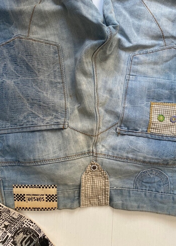 KADIN KAPRİ KOT PANTOLON - Görsel 4