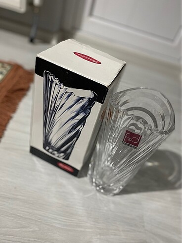 Paşabahçe Paşabahçe kristal cam vazo