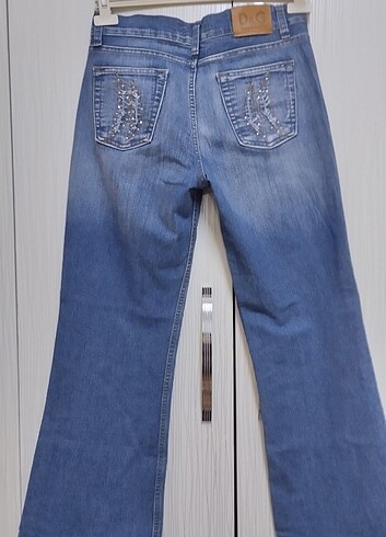 38 Beden Dolce düz kesim pantolon 