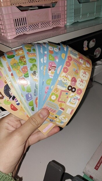  26 adet holo sticker 