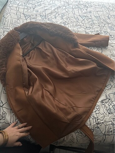 s Beden camel Renk kaban hiç giyilmedi