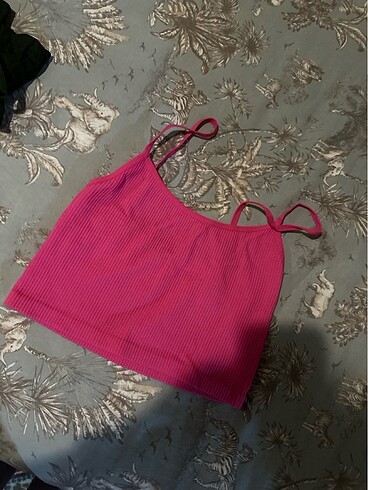S beden pembe crop
