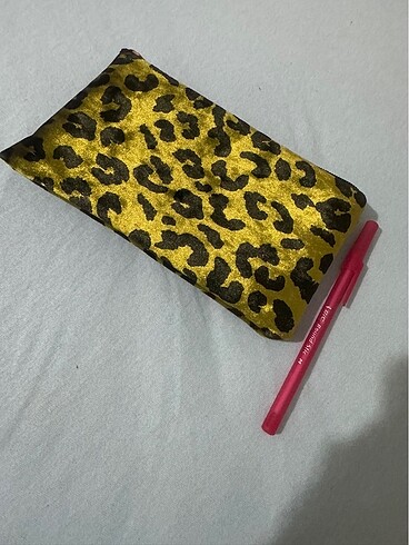 Leopar desenli cüzdan