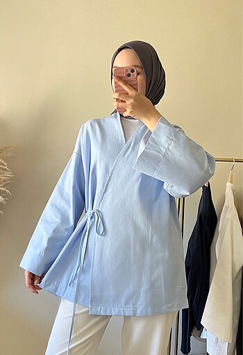Yandan Bağlamalı Kimono