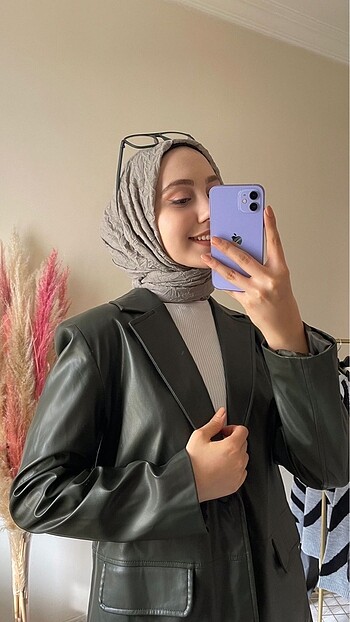 Diğer DERİ BLAZER CEKET