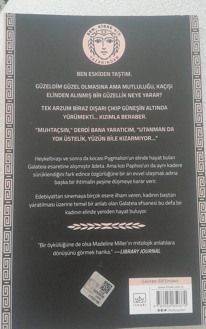 Galateia Bir Öykü - Madeline Miller - Görsel 2