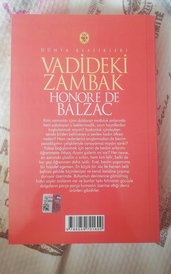 Vadideki Zambak - Honore de Balzac - Görsel 2