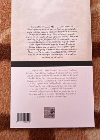 Seneca - Mutlu Yaşam ve Yaşamın Kısalığı Üzerine - Görsel 2