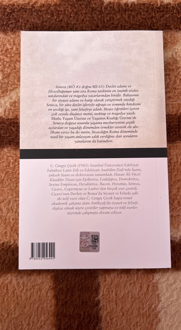 Seneca - Mutlu Yaşam ve Yaşamın Kısalığı Üzerine - Görsel 2