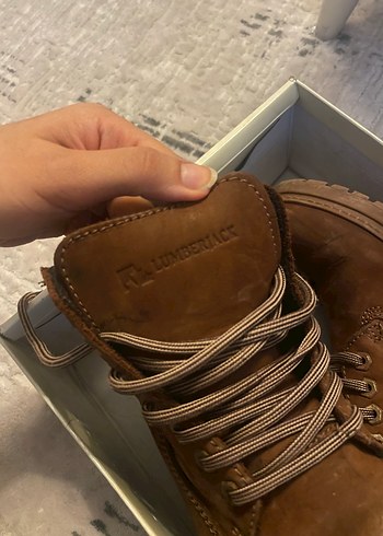 39 Beden kahverengi Renk Kadın Kahverengi Süet Bot Lumberjack
