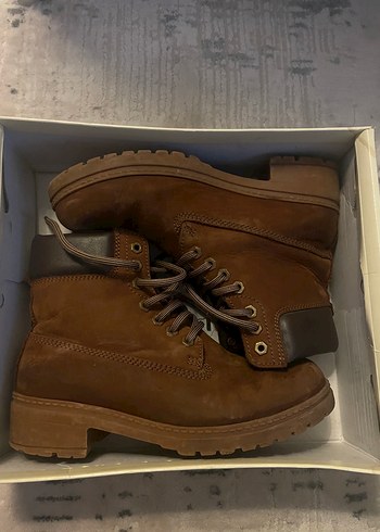 39 Beden Kadın Kahverengi Süet Bot Lumberjack