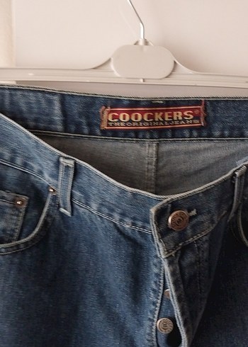 Düğmeli Bol Kesim Kot Pantolon - Görsel 4