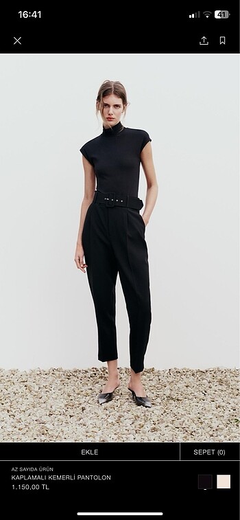ZARA KUMAŞ PANTOLON