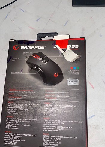 Beden Rampage DLM-355 Siyah Gaming Mouse