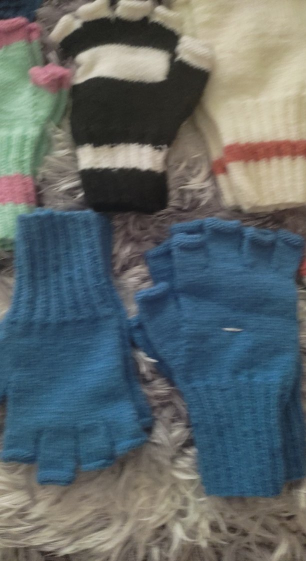 Örgü Parmaksız Eldivenler - Görsel 4