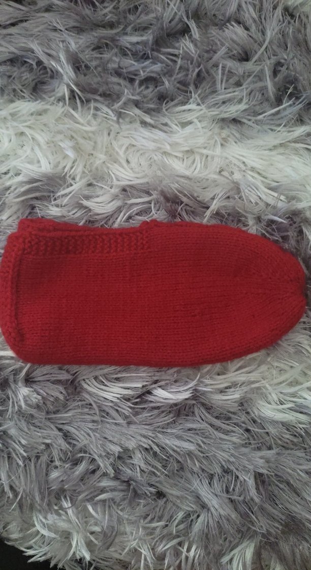 El Yapımı Örgü Çorap Patik - Görsel 4