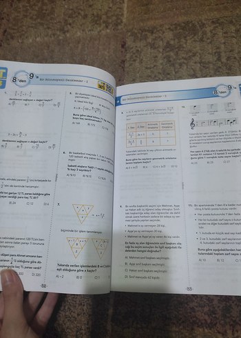 8'den 9'a Matematik Hazırlık Kitabı Tonguç - Görsel 2