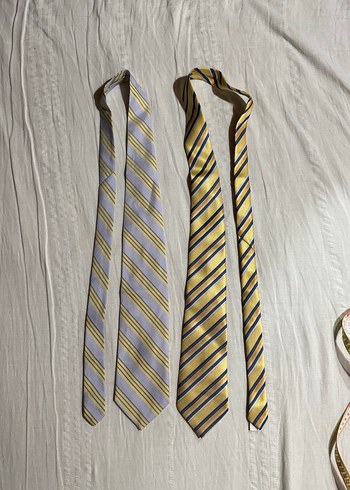 İKİtane Çizgili Erkek Kravatları - Görsel 2