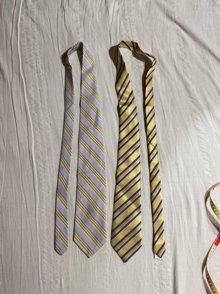 İKİtane Çizgili Erkek Kravatları - Görsel 2