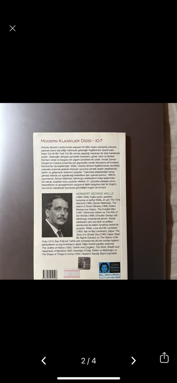 H.G. Wells Zaman Makinesi - Modern Klasikler - Görsel 2