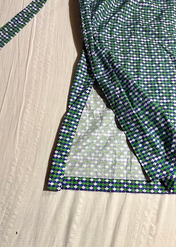 yırtmaçlı bağlamalı etek - Görsel 2