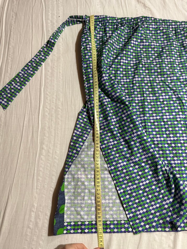 yırtmaçlı bağlamalı etek - Görsel 3