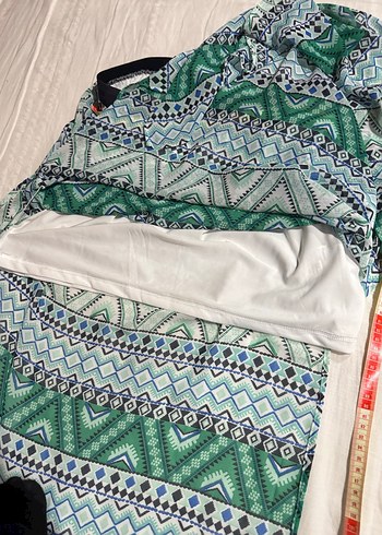 Bohem Çok Renkli uçuş uçuş tül Uzun Etek - Görsel 6