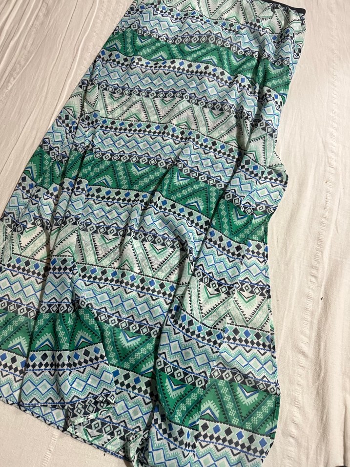 Bohem Çok Renkli uçuş uçuş tül Uzun Etek - Görsel 3