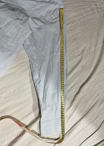 açık mavi desenli gömlek - Görsel 5