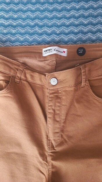 42 Beden Taba rengi pantolon