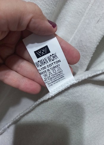 xl Beden Düğmeli Beyaz Kadın Gömlek Ceket