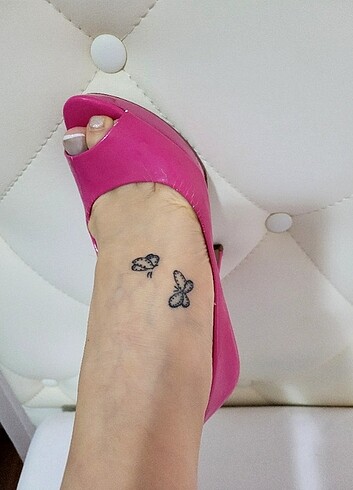 Diğer Fuşya rengi topuklu stiletto 
