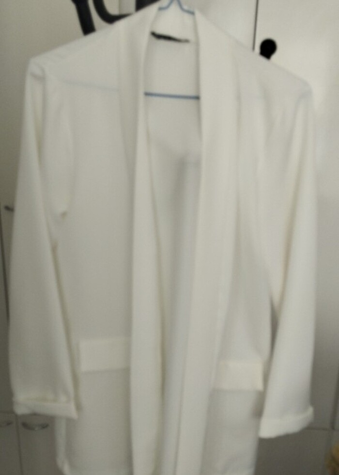 Beyaz baharlık ceker - Görsel 2