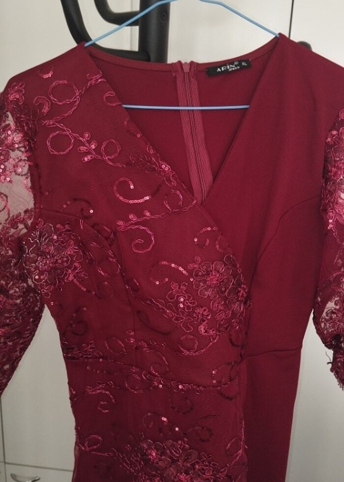 Abiye elbise bir defa giyildi - Görsel 3