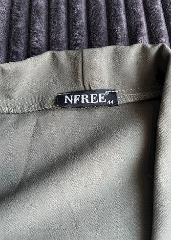 Yeşil Keten Kadın Ceket - Görsel 2