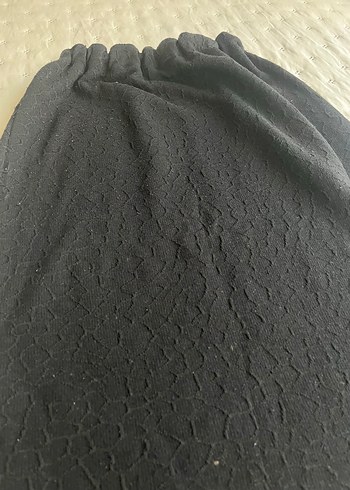 Siyah Triko Midi Etek - Görsel 2