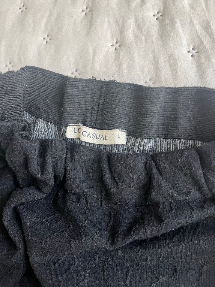 Siyah Triko Midi Etek - Görsel 3