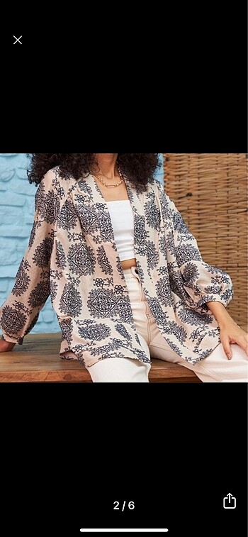 diğer Beden Şık kimono