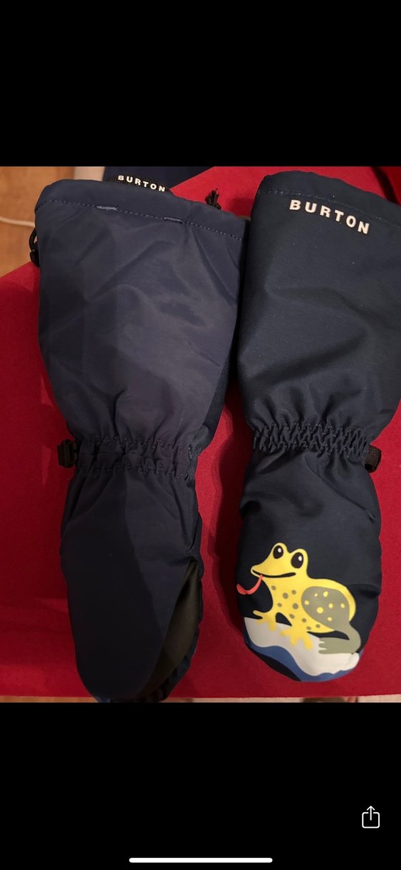 Burton Erkek Çocuk Mavi Polar Eldiven 3T-4T - Görsel 2