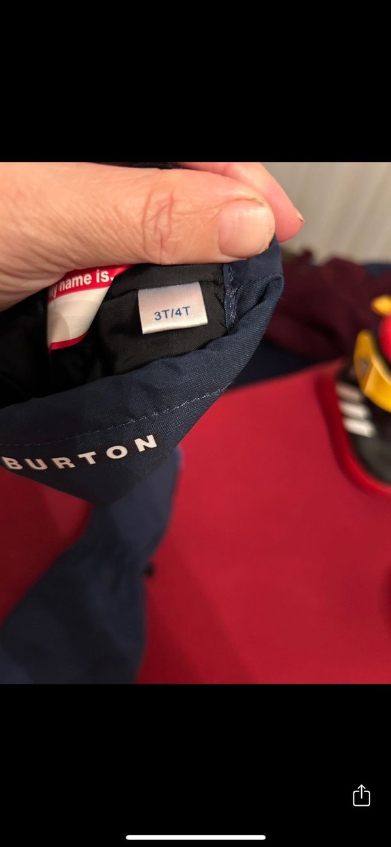 Burton Erkek Çocuk Mavi Polar Eldiven 3T-4T - Görsel 4