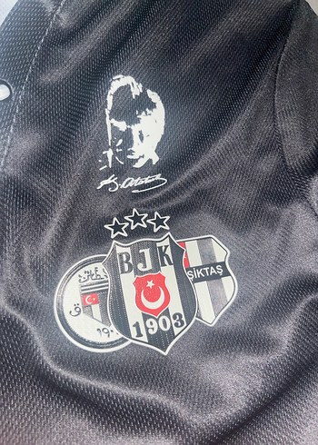100. YılSiyah Beyaz Beşiktaş Kısa Kollu Forma - Görsel 2
