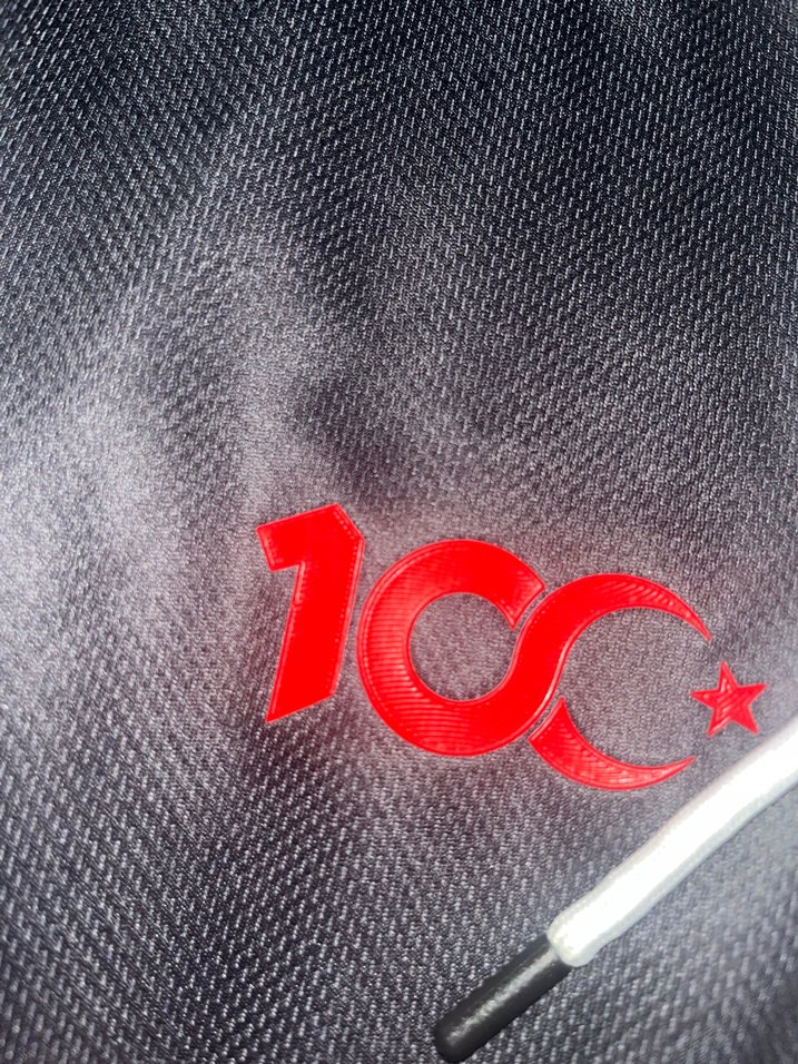 100. YılSiyah Beyaz Beşiktaş Kısa Kollu Forma - Görsel 3