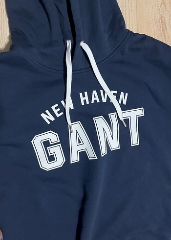 GANT Lacivert Kapüşonlu Erkek Sweatshirt - Görsel 2