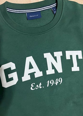 GANT Erkek Yeşil Baskılı Sweatshirt - Görsel 3