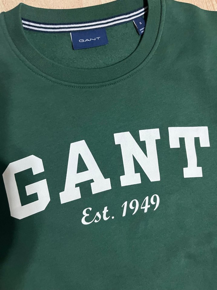 GANT Erkek Yeşil Baskılı Sweatshirt - Görsel 3